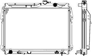 Product Detail 3461-1075 - ADR Radiator