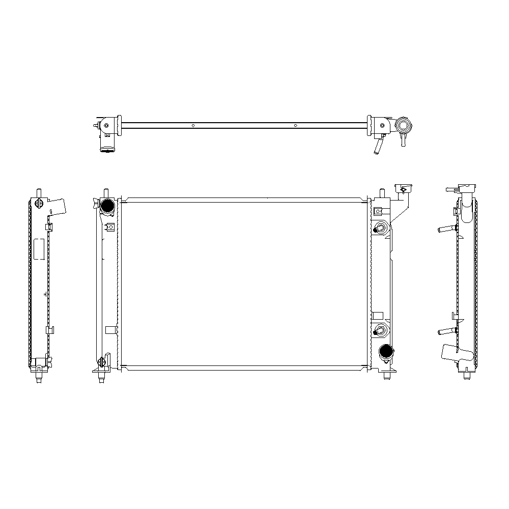Product Detail 3461-1051 - ADR Radiator