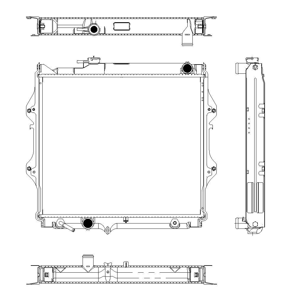 Product Detail 3461-1060 - ADR Radiator